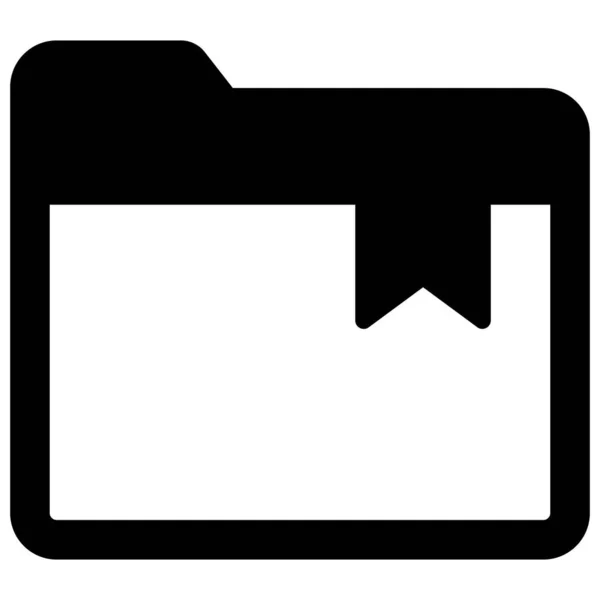 수정하거나 편집할 수있는 Bookmark 아이콘 — 스톡 벡터