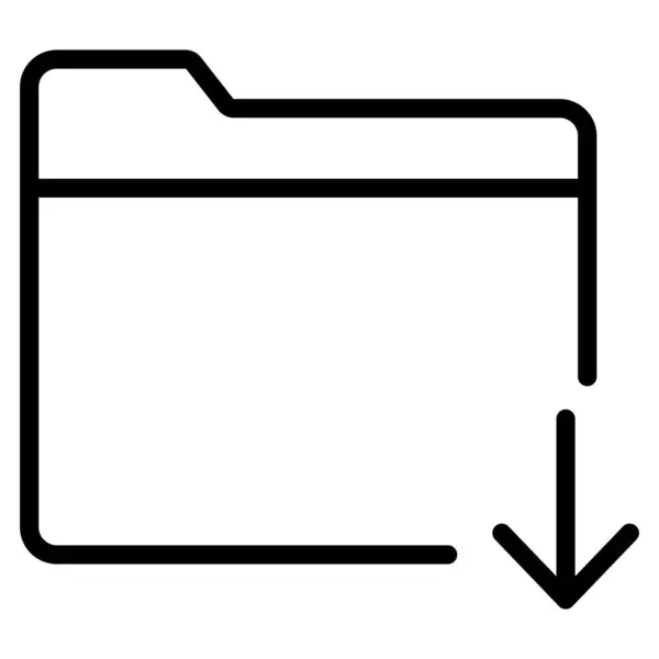 Télécharger Dossier Isolated Vector Icône Qui Peut Facilement Modifier Modifier — Image vectorielle