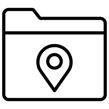 Dizin konumu izole edilmiş Vektör simgesi kolayca düzenlenebilir ya da değiştirilebilir