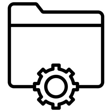Kolayca düzenleyebilen ya da düzenleyebilen izole edilmiş vektör simgesi