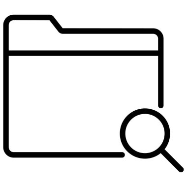 Dizin araması izole edilmiş vektör simgesi kolayca değiştirilebilir ya da düzenlenebilir