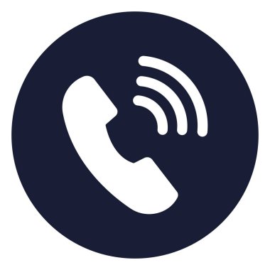 Kolayca düzenleyebilen ya da düzenleyebilen izole edilmiş telefon vektörü simgesi