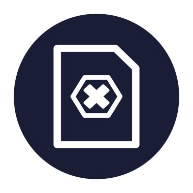 Kolayca düzenleyebilen ya da düzenleyebilen izole edilmiş Vektör simgesini sil