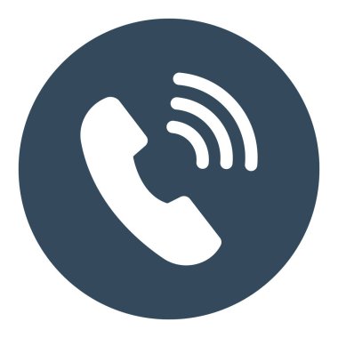 Kolayca düzenleyebilen ya da düzenleyebilen izole edilmiş telefon vektörü simgesi