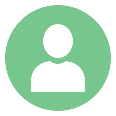 Kolayca değiştirebilen ya da düzenleyebilen Avatar izole edilmiş Vektör simgesi