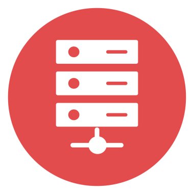 Veritabanı İzole Vektör simgesi kolayca düzenleyebilir ya da değiştirebilir