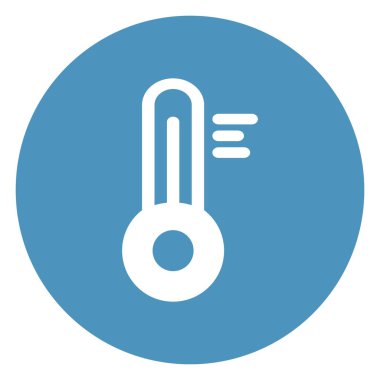 Kolayca değiştirebilen ya da düzenleyebilen Sıcaklık İzole Vektör simgesi