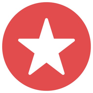 Kolayca değiştirebilen veya düzenleyebilen Yıldız İzole Vektör simgesi