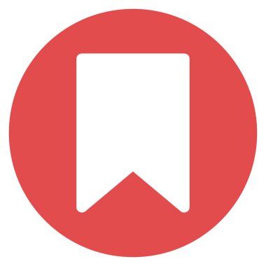 Kolayca değiştirebilen ya da düzenleyebilen Yer İmleri İzole Vektör simgesi