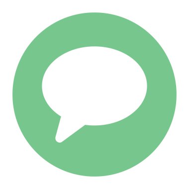 Kabarcık İzole Vektör simgesi kolayca düzenleyebilir veya değiştirebilir