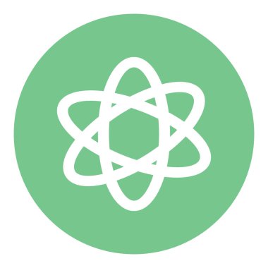 Kolayca düzenleyebilen ya da düzenleyebilen molekül izole edilmiş Vektör simgesi