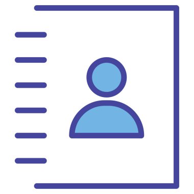 Kolayca düzenleyebilen ya da düzenleyebilen kişi listesi izole edilmiş Vektör simgesi