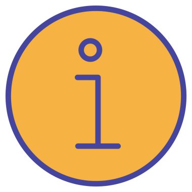 Kolayca değiştirebilen ya da düzenleyebilen Bilgi İzole Vektör simgesi