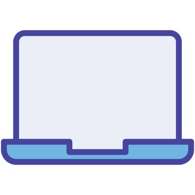 Kolayca değiştirebilen ya da düzenleyebilen dizüstü bilgisayar izole edilmiş Vektör simgesi