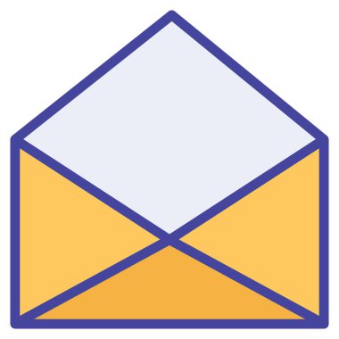 Kolayca düzenleyebilen ve düzenleyebilen Zarflı Vektör simgesi