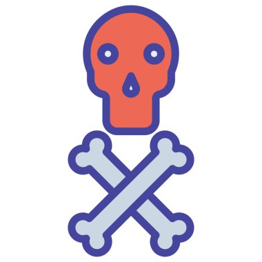 Kolayca değiştirebilen veya düzenleyebilen Kurukafa Vektör simgesi