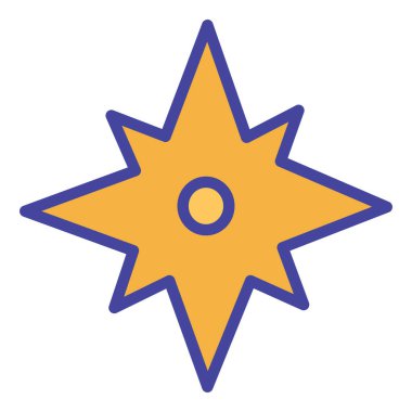 Kolayca değiştirebilen veya düzenleyebilen seyrüsefer vektörü simgesi