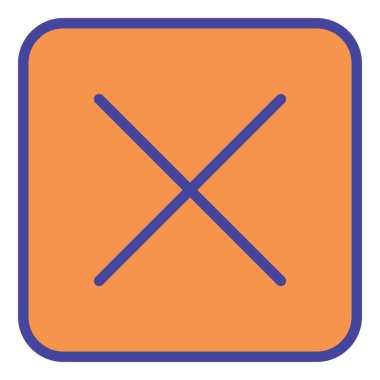 Kolayca değiştirilebilen ya da düzenlenebilen izole edilmiş Vektör simgesi hatası