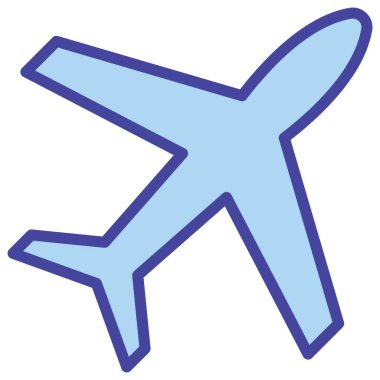  Uçak izole vektör simgesi hangi kolayca düzenlemek veya değiştirmek