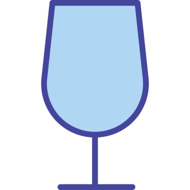 Su camı izole edilmiş vektör simgesi kolayca değiştirilebilir ya da düzenlenebilir