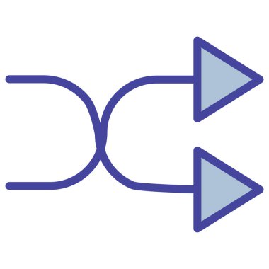 Kolayca değiştirebilen ya da düzenleyebilen izole edilmiş Vektör simgesini karıştır