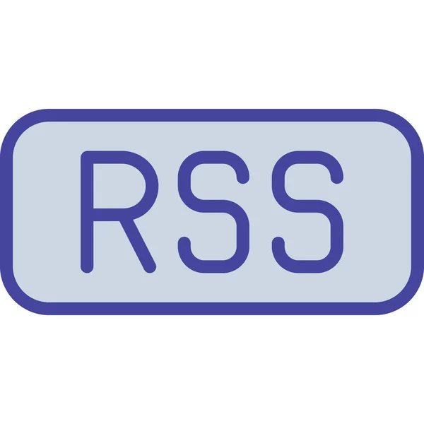 Rss Isolated Vector Icon Which Can Easily Modify Edit — Stock Vector