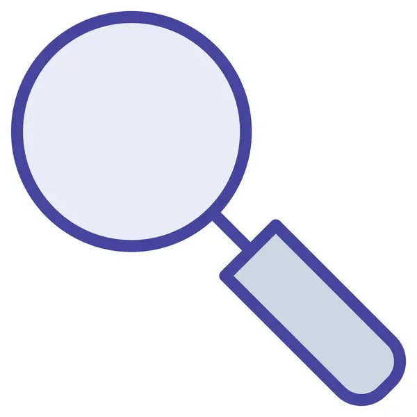 Magnifier Isolated Vector Icon Which Can Easily Modify Edit — Stock Vector