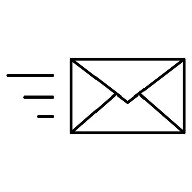 Kolayca değiştirebilen ya da düzenleyebilen İleti İzole Vektör simgesi