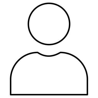 Kolayca değiştirebilen veya düzenleyebilen Kullanıcı İzole Vektör simgesi