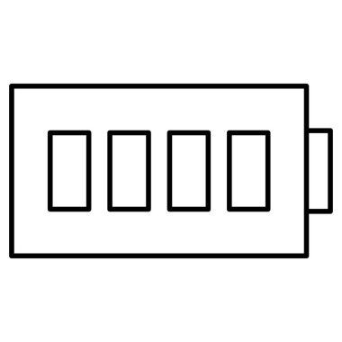 pil izole edilmiş vektör simgesi kolayca değiştirilebilir ya da düzenlenebilir