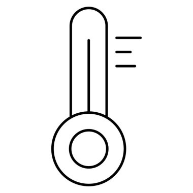 Kolayca değiştirebilen ya da düzenleyebilen Sıcaklık İzole Vektör simgesi