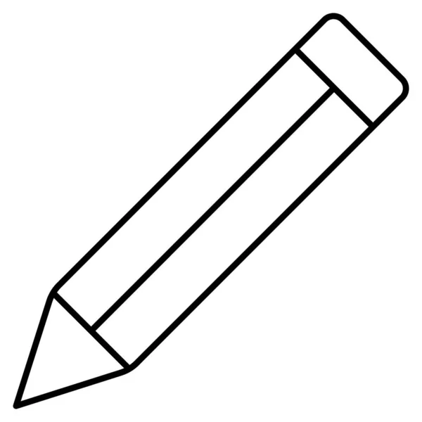 Pencil Isolated Vector Icon Which Can Easily Modify Edit — Stock Vector