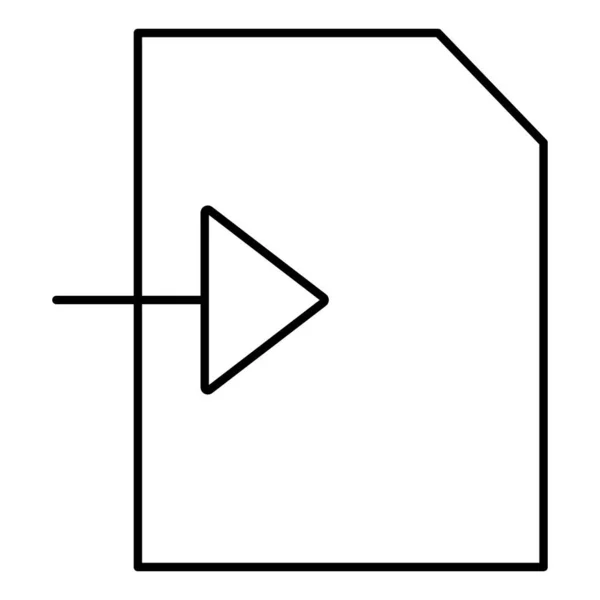 Import Bestand Geïsoleerde Vector Pictogram Dat Gemakkelijk Kan Wijzigen Bewerken — Stockvector