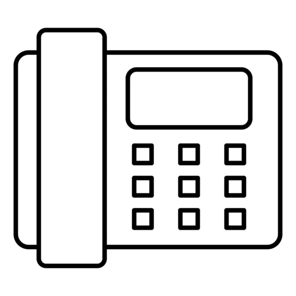 Teléfono Icono Aislado Del Vector Que Puede Modificar Editar Fácilmente — Vector de stock
