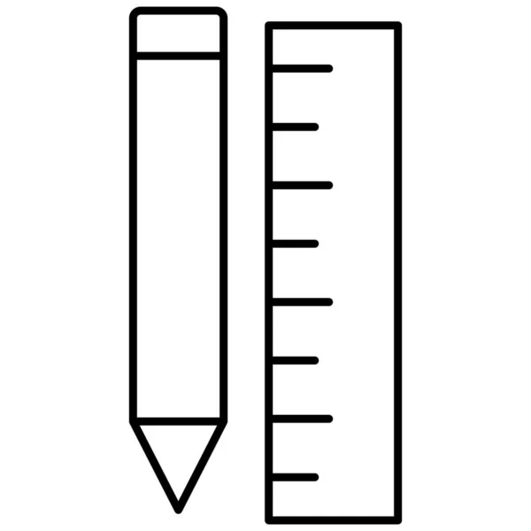 Schreibwerkzeug Isoliertes Vektorsymbol Das Leicht Geändert Oder Bearbeitet Werden Kann — Stockvektor