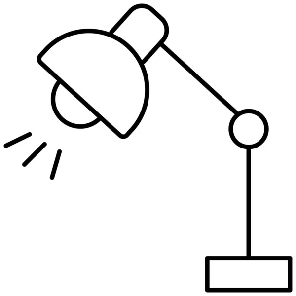Лампа Ізольована Векторна Піктограма Яка Може Легко Змінювати Або Редагувати — стоковий вектор