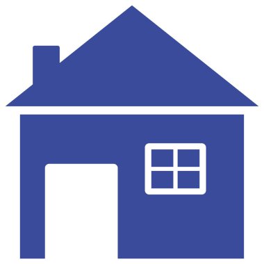 Kolayca değiştirebilen ya da düzenleyebilen Ev İzole Vektör simgesi