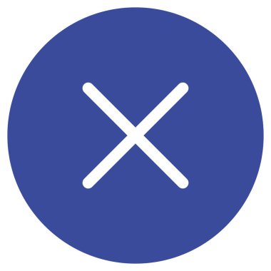 Kolayca değiştirilebilen veya düzenlenebilen izole edilmiş vektör simgesini kapat