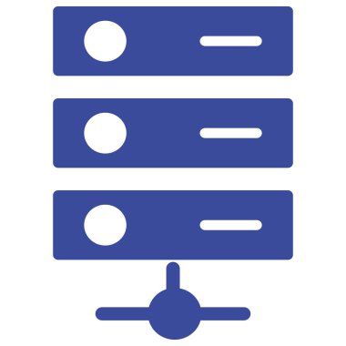 Veritabanı İzole Vektör simgesi kolayca düzenleyebilir ya da değiştirebilir