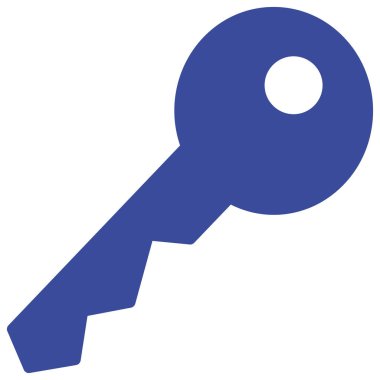 Anahtar izole vektör simgesi hangi kolayca düzenlemek veya değiştirmek