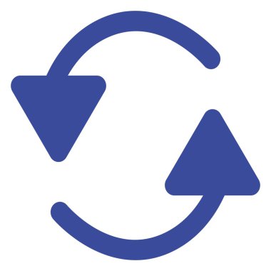 Kolayca değiştirilebilen ya da düzenlenebilen izole edilmiş vektör simgesini tazele