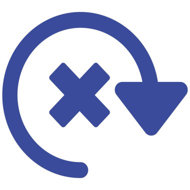 Kolayca değiştirilebilen ya da düzenlenebilen izole edilmiş Vektör simgesini tersine çevir