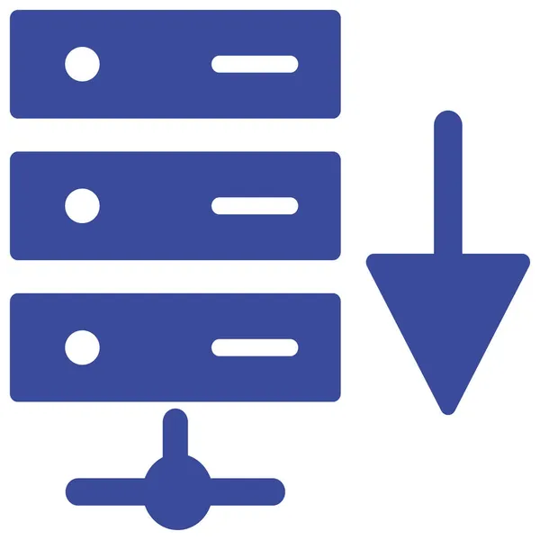 Datenbank Backup Isolated Vector Icon Das Leicht Geändert Oder Bearbeitet — Stockvektor