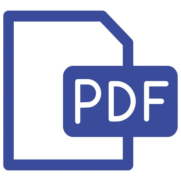 Fichier Pdf Isolé Icône Vectorielle Qui Peut Facilement Modifier Modifier — Image vectorielle