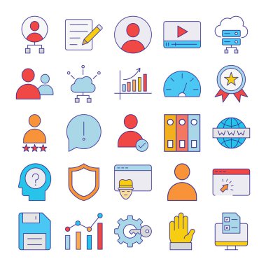 Web ve seo izole edilmiş vektör simgesi kolayca düzenleyebilir ya da değiştirebilir