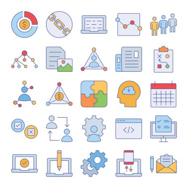 Pazarlama ve Geliştirme İzole edilmiş Vektör simgesi kolaylıkla düzenlenebilir ya da değiştirilebilir