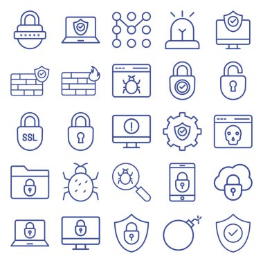 Kolayca değiştirilebilen veya düzenlenebilen izole edilmiş vektör simgesi