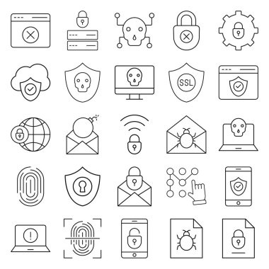 Kolayca değiştirilebilen veya düzenlenebilen izole edilmiş vektör simgesi