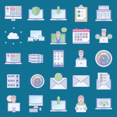  Kolayca değiştirebilen ya da düzenleyebilen Proje 1 izole Vektör simgesi