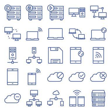 Ağ oluşturma ve izole edilmiş vektör simgesini paylaşma kolaylıkla değiştirebilir ya da düzenleyebilir